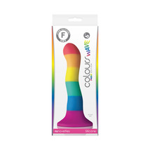 Colours Pride Edition 6&quot; Wave Dildo Rainbow - $40.70