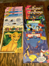 Burger King kids club adventures publication mixed lot Aladdin lion king... - $19.75
