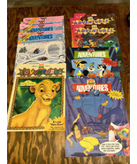 Burger King kids club adventures publication mixed lot Aladdin lion king... - $19.75