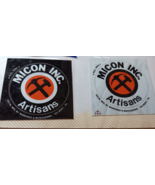 MICON INC. ARTISANS COAL MINING STICKERS (2) - $4.99