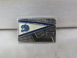 Vintage Soviet Hockey PIn - Dynamo Moscow Flag Design - Stamped Pin - £15.18 GBP