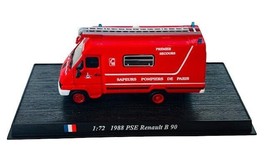 Del Prado Die Cast Fire Truck Engine 1/72 scale vtg 1988 France PSE Renault B 90 - £39.52 GBP