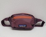 Patagonia Waist Bag Ultralight Black Hole Hip Pack Fanny Pack Purple Bur... - $24.65
