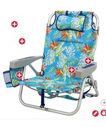 Tommy Bahama Beach Chair Multicolor Floral 2-Pack  Folding Reclining Cup... - $166.47 CAD