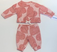 Carter&#39;s Baby Infant Girl 2-Piece Sweatshirt &amp; Pants Set Polka Dot Heart... - $284.91 MXN