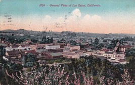 Los Gatos California CA General View 1917 Postcard D43 - £2.35 GBP