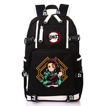 Unisex   Kamado Tanjirou Nezuko Travel Ruack Casual Schoolbag Student Backpa - £132.34 GBP