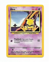 Pokemon Abra Base Set 1999 #43/102 WOTC - £3.91 GBP