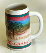 Miller High Life Beer Stein Horse Sleigh Ride USA - £13.44 GBP