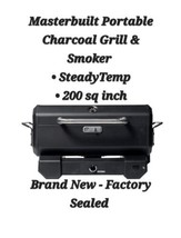 Masterbuilt Portable Charcoal Grill and Smoker - MB20040522 - Grill and ... - $209.43