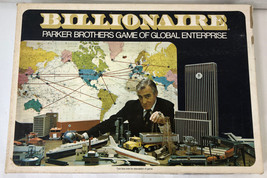 Parker Brothers BILLIONAIRE Game of Global Enterprise Vintage Board Game - £23.84 GBP