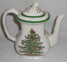 Spode CHRISTMAS TREE PATTERN  5 Cup Coffee Pot / Beverage Server ENGLAND - $2,733.33 MXN