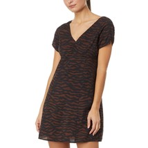 Madewell V-Neck Mini Dress Abstract Animal True Black – Size 2 - $34.65