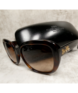 Coach Tortoise Brown Gradient Sunglasses HC8207 Dark Tort Gold 539413 57... - $84.10