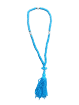 100 Knots Traditional Orthodox Prayer Rope Chotki Handmade Light Blue Ko... - £11.64 GBP