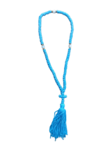 100 Knots Traditional Orthodox Prayer Rope Chotki Handmade Light Blue Ko... - £11.80 GBP