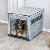 TRIXIE Pet Home Kennel 58x60x77 cm Light Grey - £159.54 GBP