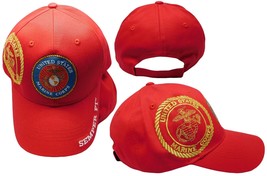 US Marine Corps Emblem Shadow Semper Fi Red Cap Hat - Officially Licensed - £15.65 GBP