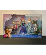 Disney Frozen Friends Collection Doll Set Anna Elsa Olaf Sven Action Fig... - $49.45