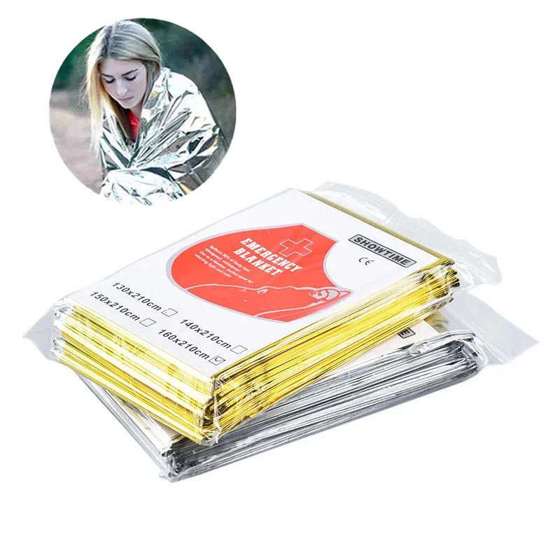 Emergency Blanket Outdoor Survival Rescue First Aid Foil Thermal Blanket - £8.76 GBP+