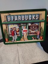 Starbucks Coffee Store Large Cookie Tin ©1999  Repousse/Lid, First Store Seattle - £11.46 GBP