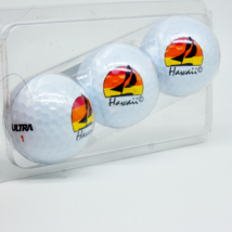 Hawaii Logo Golf Balls 3 Ultra 1 NEW Orange Yellow Sailboat - $172.61 MXN