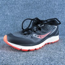 Saucony Boys Sneaker Shoes Athletic Black Synthetic Lace Up Size Y 4 Medium - $24.75