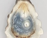 Vintage Oyster with Pearl Polish Glass Christmas Tree Ornament  About 4&quot;... - £31.23 GBP