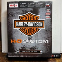 Maisto Harley Davidson 1997 FLSTF Fat Boy Die-Cast Metal Kit 1:18 Scale New - £18.94 GBP