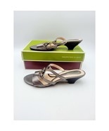 Naturalizer Infusion Pewter Comfort Platform Wedge Sandals Women&#39;s Shoes... - $24.95 CAD