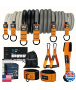 Resistance Bands Set Heavy Exercise Bands Handles Door Anchor Ankle Stra... - $85.36