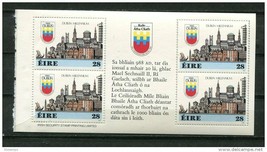 Ireland 1988 Sc 708 Mi 642 MNH (2) panes each has 4 stamps+Label in the midle Du - £2.33 GBP