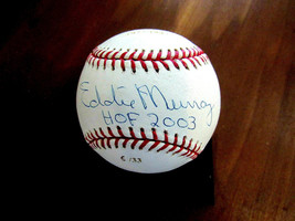 Eddie Murray Hof 2003 Orioles Mets Signed Auto L/E Laser Etched Baseball Steiner - $247.49