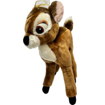 Vintage Disneyland Plush Bambi Poseable Legs Stuffed Animal 14 inch Standing - $18.54