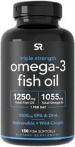 Sports Research Triple Strength Omega 3 Fish Oil - Burpless Fish Oil... - $43.55