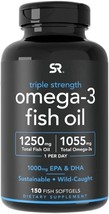 Sports Research Triple Strength Omega 3 Fish Oil - Burpless Fish Oil... - £34.24 GBP