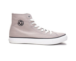 Vegan sneakers basic mid-top 7 vulcanized Non-Skid organic cotton lined Recycled - £78.24 GBP
