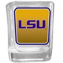 LSU Tigers Shot Glass Square NCAA College Souvenir Fan Gear Team Logo - $39.99