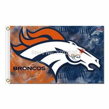 Denver Broncos Flag 3x5ft Banner Polyester American Football broncos015 - £12.78 GBP