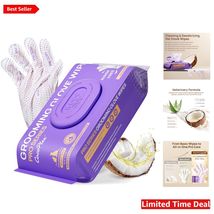 4-in-1 Pet Care Glove Wipes: Hypoallergenic &amp; Spa-Like Clean for Dogs &amp; ... - $61.33