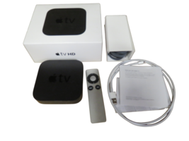 Apple TV HD A1625 4th Generation HD Media Streamer With Remote and Power... - €42,38 EUR