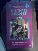 The Three Stooges - Hold That Lion Other Nyuks (VHS, 1990) SEALED with watermark - £19.89 GBP