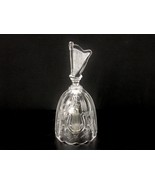 Artmark Vintage Crystal Bell, Embossed Lyre &amp; Harp Handle. Paneled, Scal... - £23.07 GBP