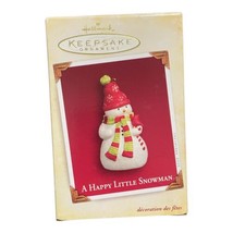 2005 Hallmark Keepsake Christmas Ornament A Happy Little Snowman - $9.99