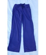 Greys Anatomy Modern Fit Pant Small Purple Plum Poccket Scrub Pants  - £10.89 GBP