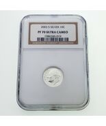 2003-S Argent 10C Dime Évalué Par NGC Comme PF70 Ultra Cameo - $52.45