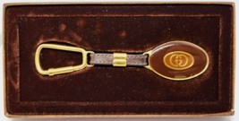 Vintage Gucci Leather Keychain W/ Original Box - £155.94 GBP