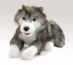 Timber Wolf Puppet - Folkmanis (2171) - $743.14 MXN
