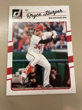 2017 Panini Donruss Baseball Bryce Harper Washington Nationals Baseball Card - £1.80 GBP