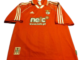 old  soccer Jersey camiseta Benfica - Portugal  2000 year adidas brand - £40.36 GBP